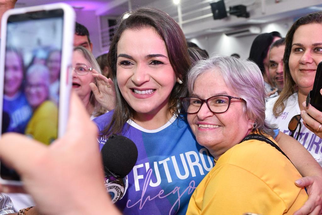 A Prefeita Adriane Lopes aparece em ranking nacional como candidata mais competitiva em 2024.