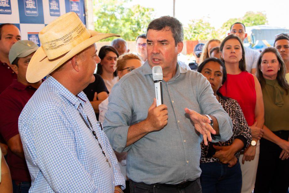 O Governador Eduardo Riedel inaugura e visita obras estratégicas em Três Lagoas, destacando parceria entre Estado e Município. O Governador Eduardo Riedel inaugura e visita obras estratégicas em Três Lagoas, destacando parceria entre Estado e Município.