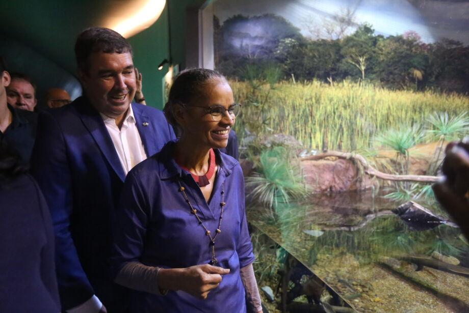 Marina Silva celebra proibição de plantio de cana e soja no Pantanal do MS. Marina Silva celebra proibição de plantio de cana e soja no Pantanal do MS.
