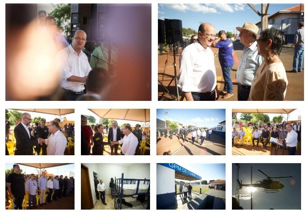 Distrito de Itahum conta nova sede da Polícia Militar e escola reformada por R$ 5 milhões. Distrito de Itahum conta nova sede da Polícia Militar e escola reformada por R$ 5 milhões.