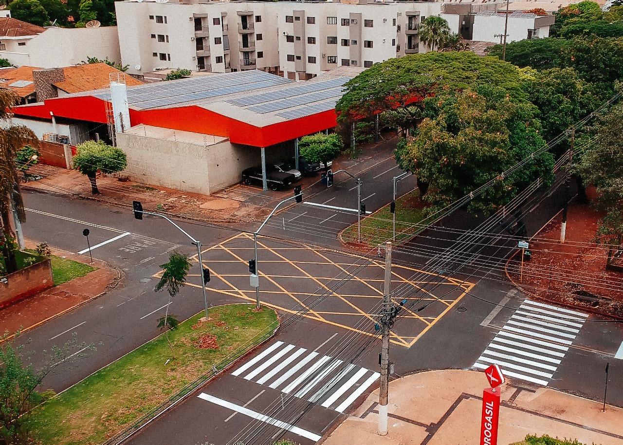 Reforço na sinalização de áreas escolares em Dourados é fruto de parceria com o Detran-MS. Reforço na sinalização de áreas escolares em Dourados é fruto de parceria com o Detran-MS.