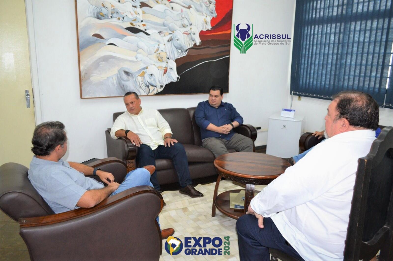 Prefeitura reafirma parceria com a Acrissul e garante espaço na 84ª Expogrande.