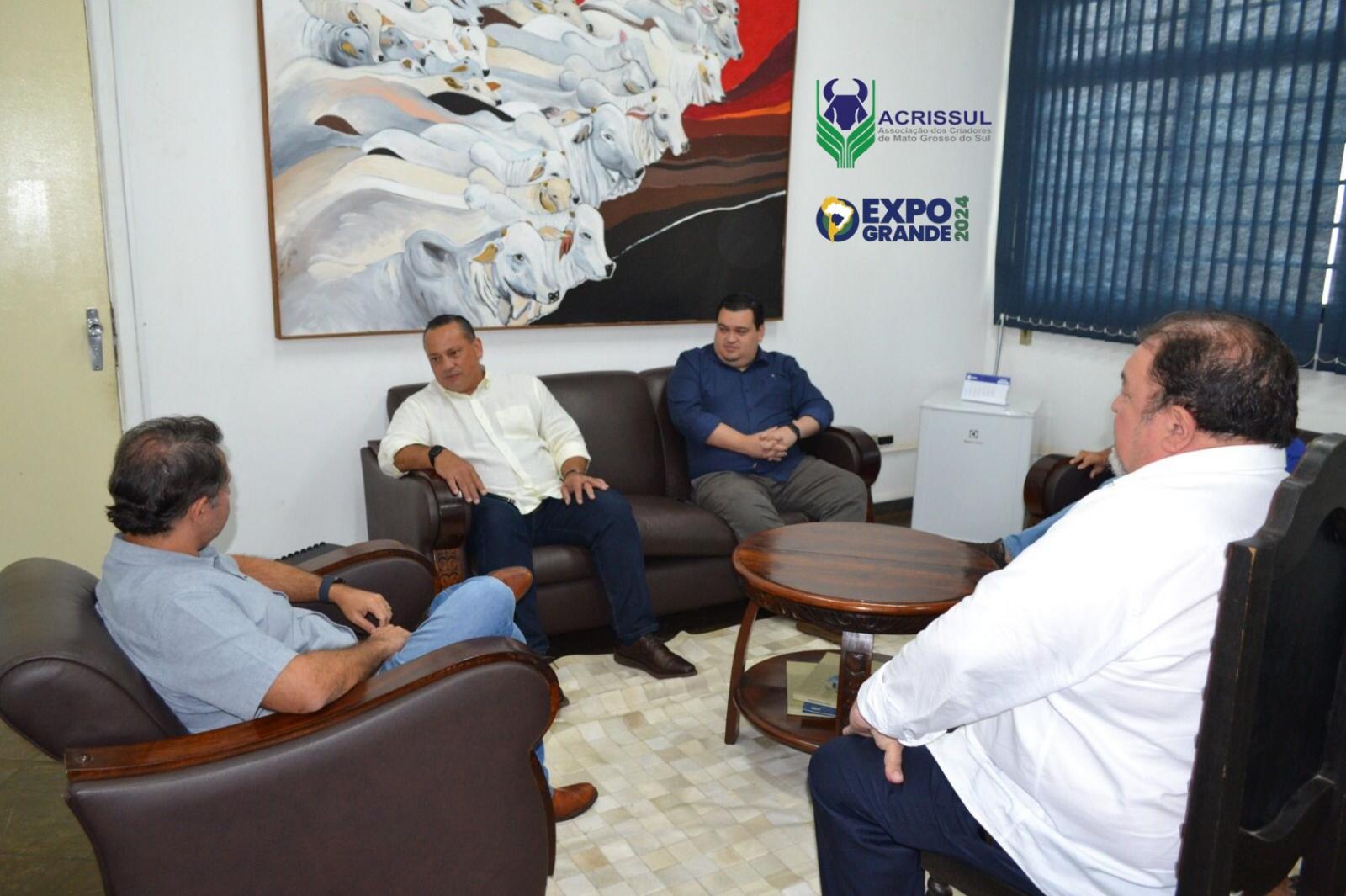 Prefeitura reafirma parceria com a Acrissul e garante espaço na 84ª Expogrande.