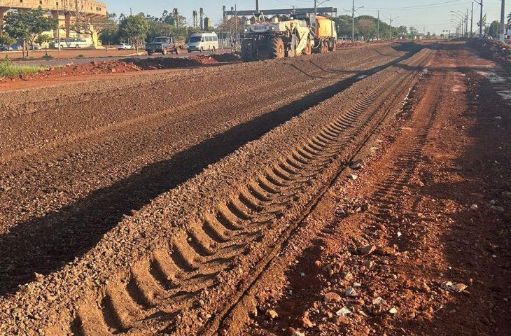 Dourados: revitalização da Avenida Coronel Ponciano segue cronograma de obra. Dourados: revitalização da Avenida Coronel Ponciano segue cronograma de obra.