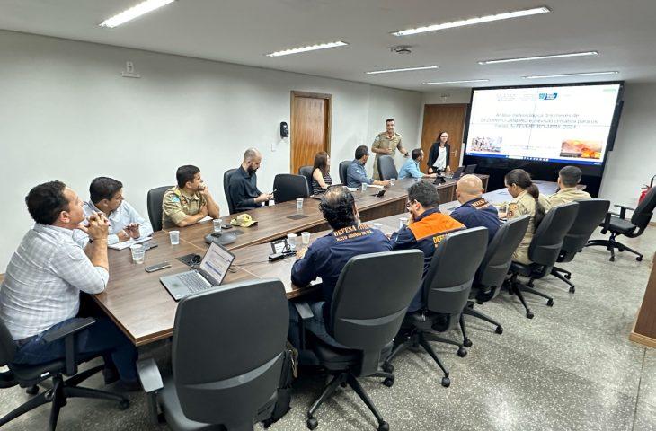 Planejamento de combate a incêndios de 2024 é definido por autoridades de MS.  Planejamento de combate a incêndios de 2024 é definido por autoridades de MS.