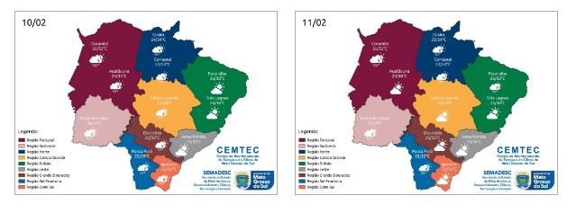 Final de semana tem sol e probabilidade de chuvas em grande parte de MS. Final de semana tem sol e probabilidade de chuvas em grande parte de MS.