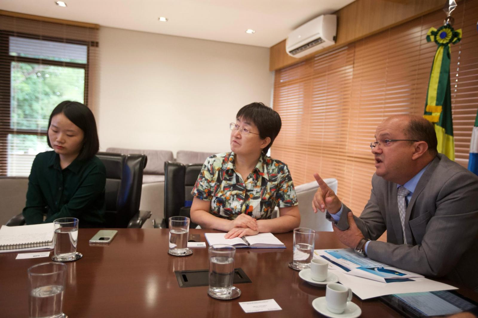 Ministra do Departamento Econômico e Comercial da China vem a MS prospectar negócios.