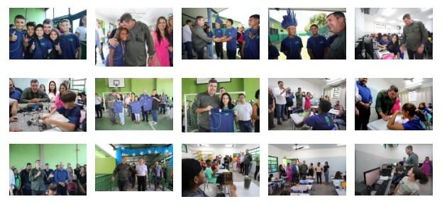 Com a agenda cheia, governador acompanha volta às aulas de perto no interior de MS. Com a agenda cheia, governador acompanha volta às aulas de perto no interior de MS.