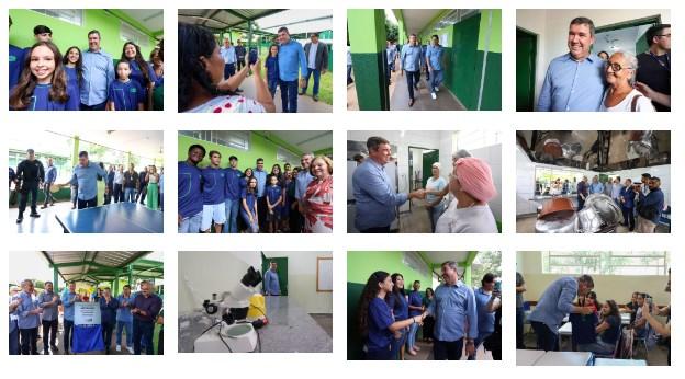 Com a agenda cheia, governador acompanha volta às aulas de perto no interior de MS. Com a agenda cheia, governador acompanha volta às aulas de perto no interior de MS.