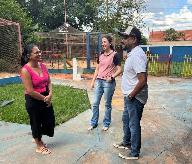 Em visitas às EMEI’s, Professor Riverton fortalece seu compromisso com a Educação. 