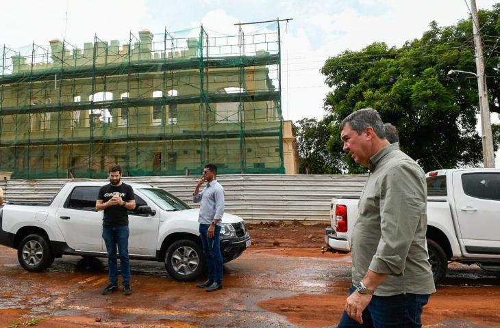 Governo de MS investe mais de R$ 100 mi em rodovias e restauração de prédio histórico em Ponta Porã.