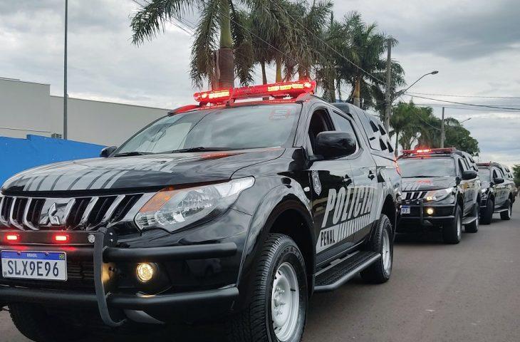 Grupamento de ações e fiscalização penitenciária da Polícia Penal ganha reforços com novas caminhonetes-cela. Grupamento de ações e fiscalização penitenciária da Polícia Penal ganha reforços com novas caminhonetes-cela.