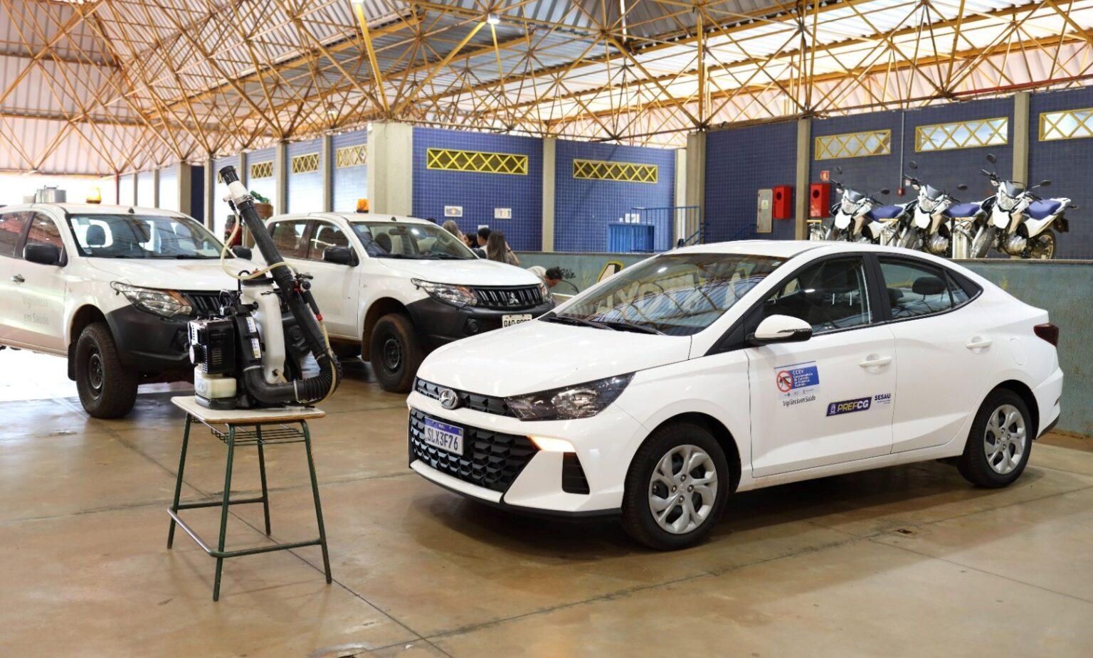 Prefeitura entrega veículos e dá início a mutirão de combate à dengue na região do Aero Rancho.