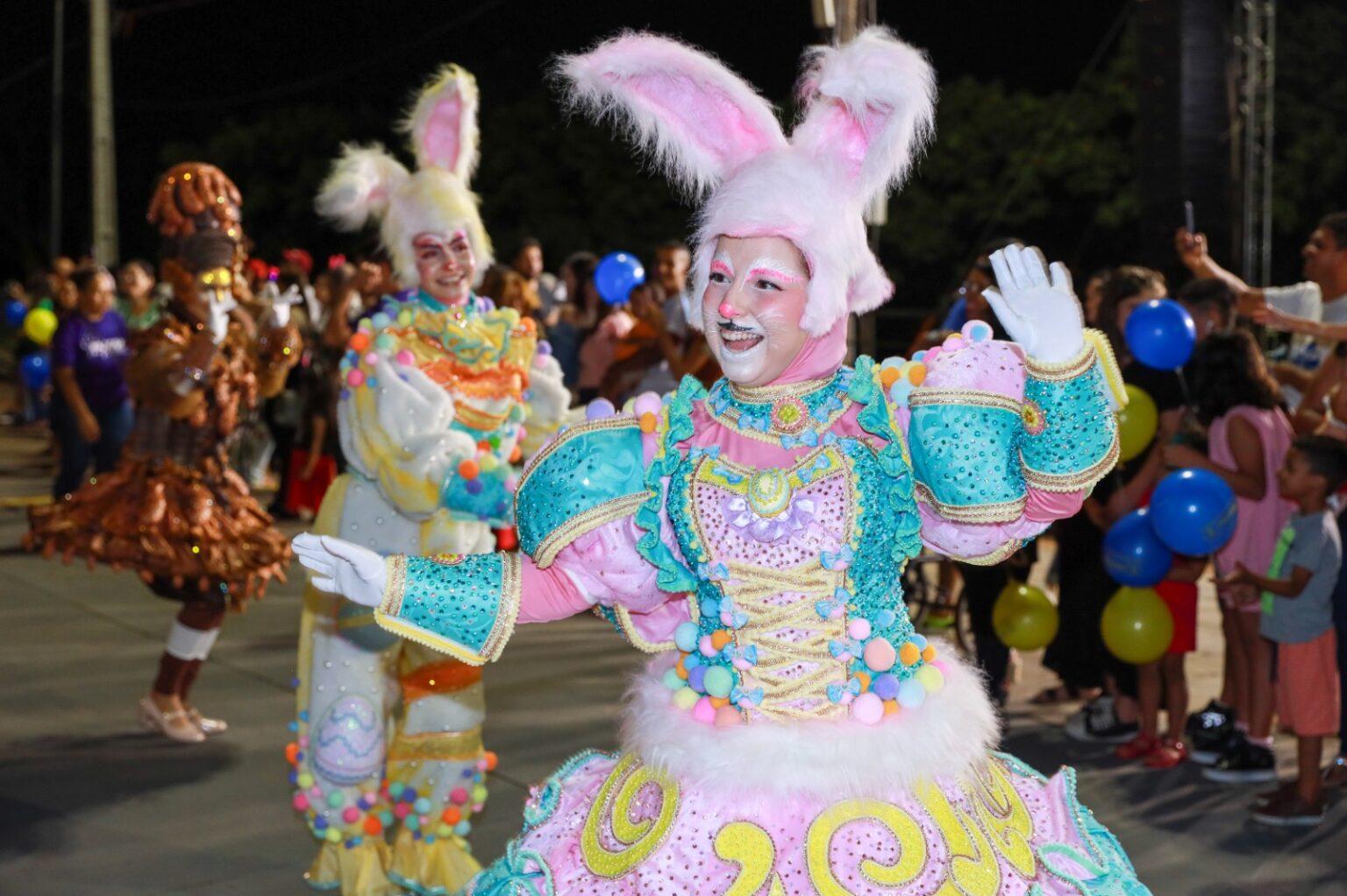 Programação da Páscoa da Família traz show de João Haroldo e Betinho, Caça aos ovos e parada temática.