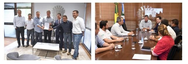 Governo de MS recebe projeto para melhoraria da produção leiteira no Estado. Governo de MS recebe projeto para melhoraria da produção leiteira no Estado.