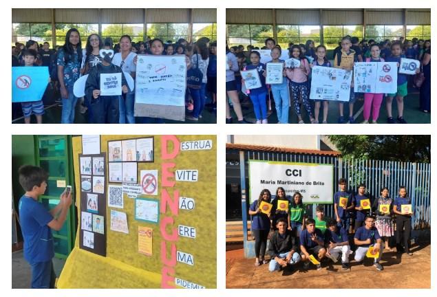 Escolas estaduais realizam ações educativas no ‘Dia D de Combate à Dengue’ Escolas estaduais realizam ações educativas no ‘Dia D de Combate à Dengue’