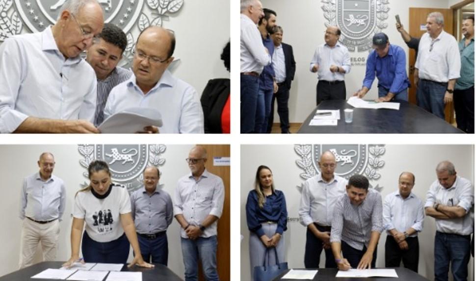 Em convênios com quatro municípios, Governo de MS destina mais R$ 15 milhões para infraestrutura.