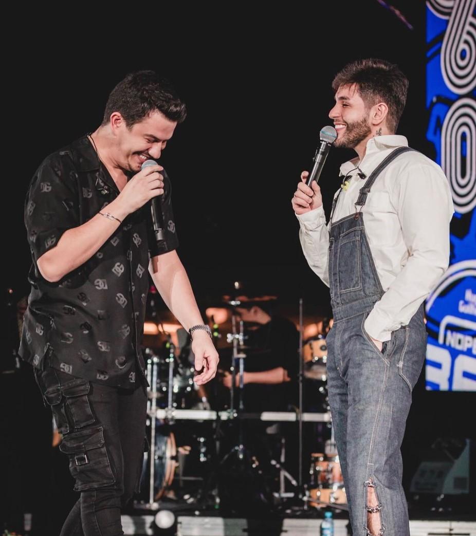 Hugo e Guilherme falam sobre show em Campo Grande e dever de levar Marília para todo canto. Hugo e Guilherme falam sobre show em Campo Grande e dever de levar Marília para todo canto.
