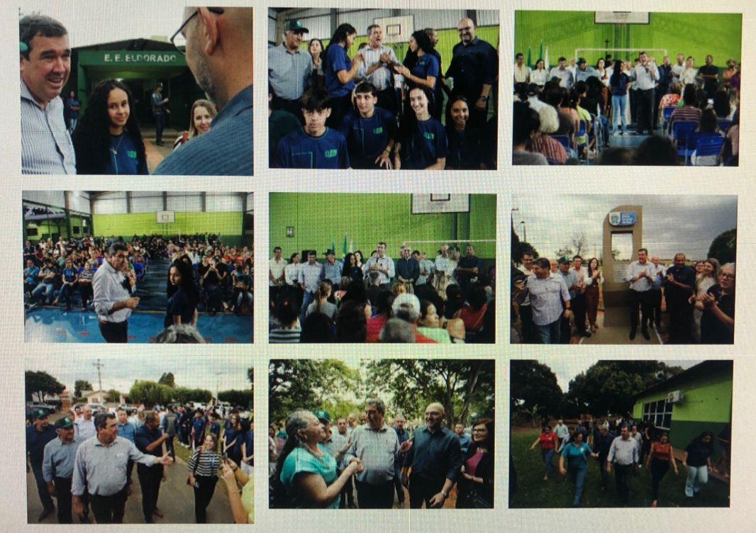 Investimento: duas escolas e obra de acesso a distrito são entregues pelo Governo de MS em Eldorado. Investimento: duas escolas e obra de acesso a distrito são entregues pelo Governo de MS em Eldorado.