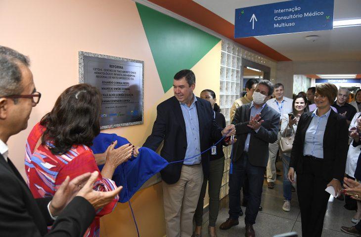 Com apoio do Governador Eduardo Riedel de Mato Grosso do Sul, AACC entrega reforma do centro de tratamento de oncologia infantil no HR. Com apoio do Governador Eduardo Riedel de Mato Grosso do Sul, AACC entrega reforma do centro de tratamento de oncologia infantil no HR.