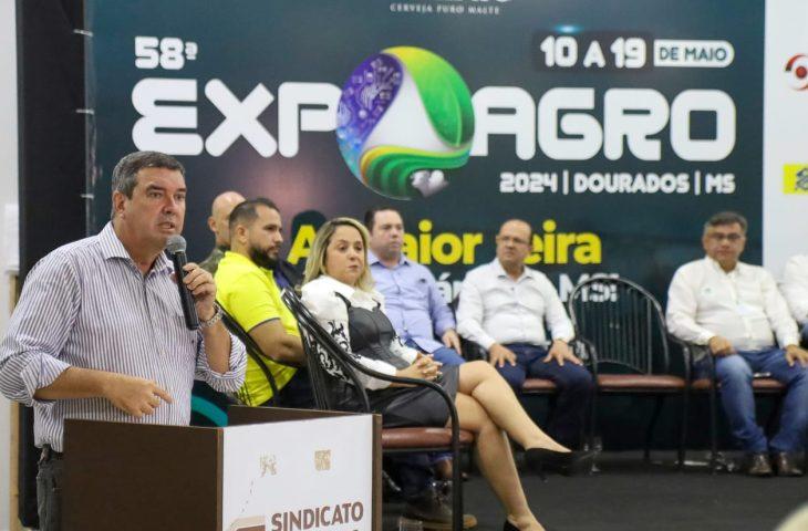 Com apoio do Governo, Expoagro inicia com grande expectativa de negócios e de público em Dourados. Com apoio do Governo, Expoagro inicia com grande expectativa de negócios e de público em Dourados.