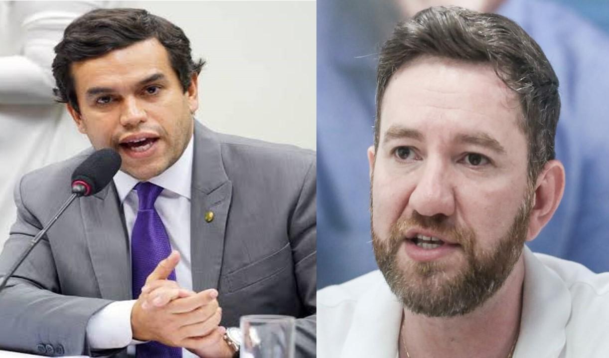 Deputado e ex-secretário se estranham em evento na Capital. Deputado e ex-secretário se estranham em evento na Capital.