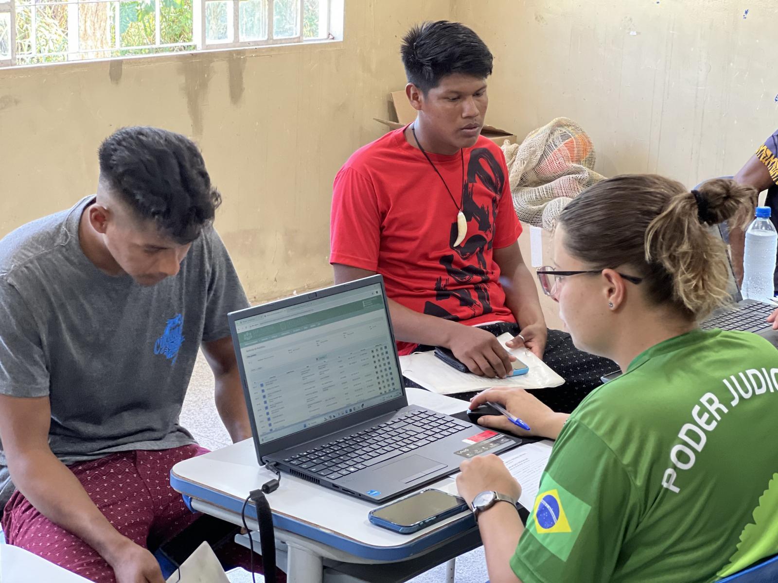 Juizados em Ação realiza mais de 600 atendimentos em comunidade indígena no Pantanal. Juizados em Ação realiza mais de 600 atendimentos em comunidade indígena no Pantanal.