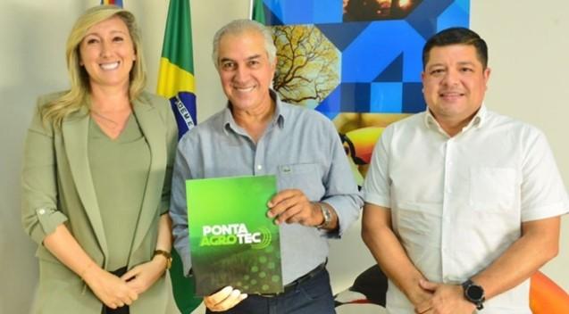 Modelo sustentável do Reinaldo  Azambuja é destaque na Agrotec 2024. Modelo sustentável do Reinaldo  Azambuja é destaque na Agrotec 2024.