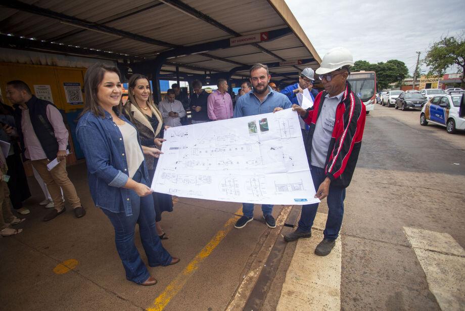 Reformas em terminais de ônibus vão beneficiar mais de 150 mil pessoas.