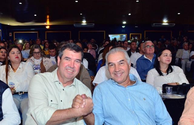 Três Lagoas acolheu o ex governador Reinaldo Azambuja e o atual Governador Eduardo Riedel com ânimo renovado. Três Lagoas acolheu o ex governador Reinaldo Azambuja e o atual Governador Eduardo Riedel com ânimo renovado.