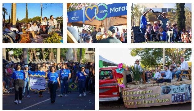 No centenário de Maracaju, Governo anuncia construção do aeroporto e novas obras de infraestrutura para cidade.