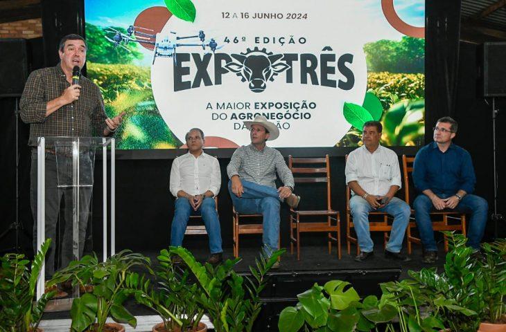 Com apoio do Governo, Expotrês apresenta novas tecnologias do agro e leva entretenimento ao público.