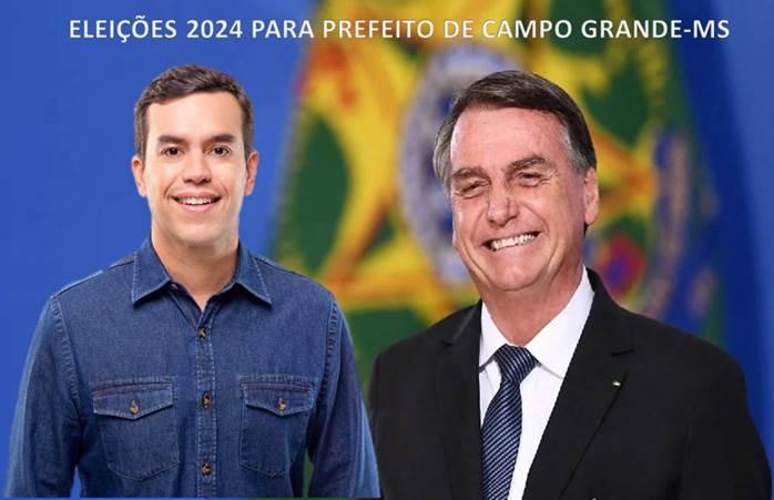 O partido PL  do ex presidente Jair Messias Bolsonaro fica próximo do pré-candidato a prefeito de Campo Grande Beto Pereira. O partido PL  do ex presidente Jair Messias Bolsonaro fica próximo do pré-candidato a prefeito de Campo Grande Beto Pereira.