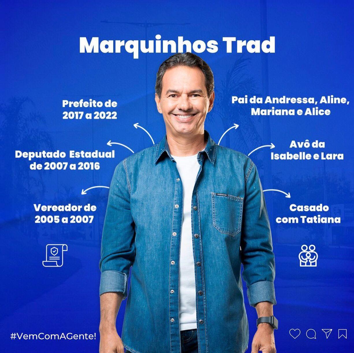 Ex Prefeito Marquinhos Trad lidera pesquisa para vereador em Campo Grande, Trad pode ser o candidato mais bem votado nas eleições 2024. Ex Prefeito Marquinhos Trad lidera pesquisa para vereador em Campo Grande, Trad pode ser o candidato mais bem votado nas eleições 2024.