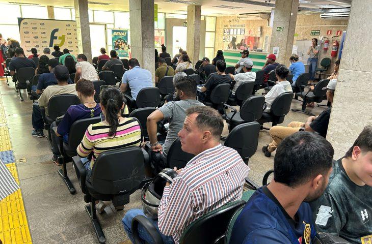 Feirão da Empregabilidade na Funtrab disponibiliza mais de 330 empregos na manhã desta terça.