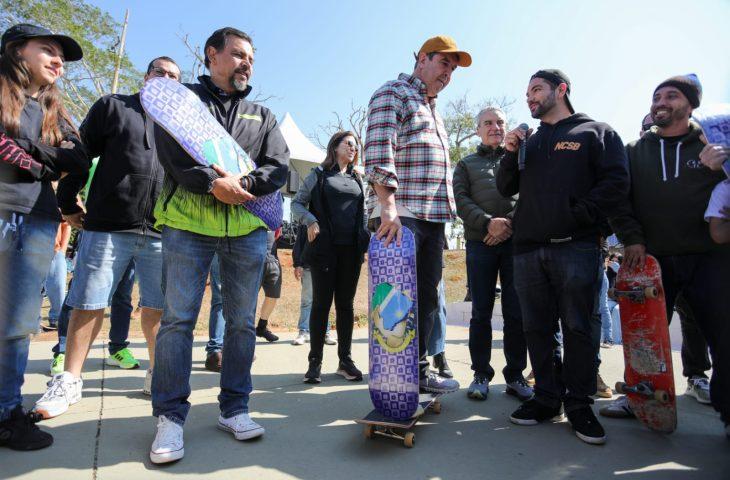 Governo de MS anuncia investimentos para impulsionar a prática do skate no Estado.