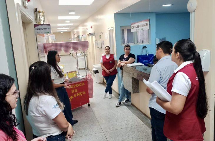 Hospital Regional de Cirurgias da Grande Dourados promove atividade para reforçar segurança assistencial do paciente.