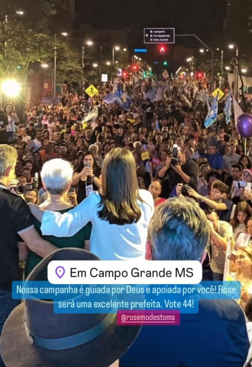 Rose Modesto  lança oficialmente campanha para prefeita da Capital com evento  que lotou e teve mais de 5 mil pessoas. Rose Modesto  lança oficialmente campanha para prefeita da Capital com evento  que lotou e teve mais de 5 mil pessoas.