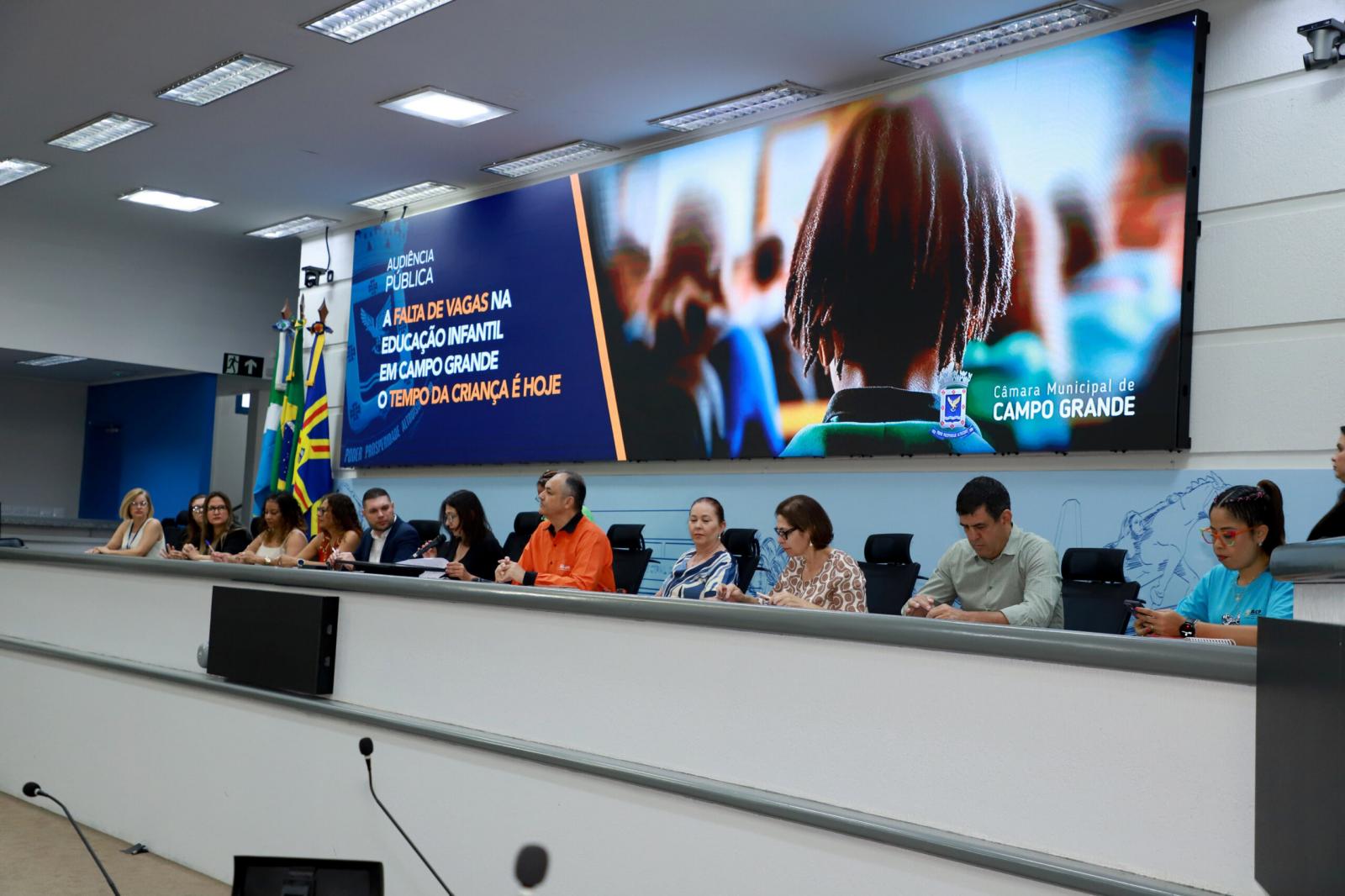 Câmara discute falta de vagas na educação infantil de Campo Grande. Câmara discute falta de vagas na educação infantil de Campo Grande.