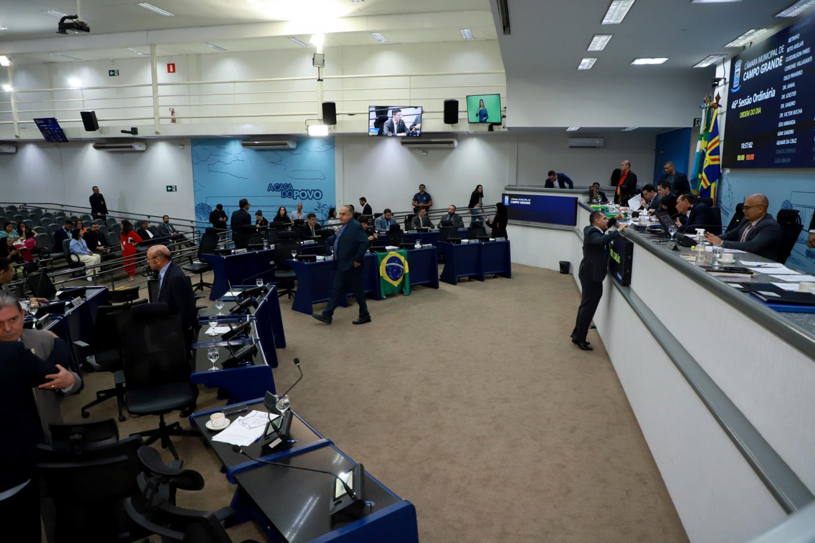 Vereadores votam quatro Projetos na sessão ordinária de terça-feira.