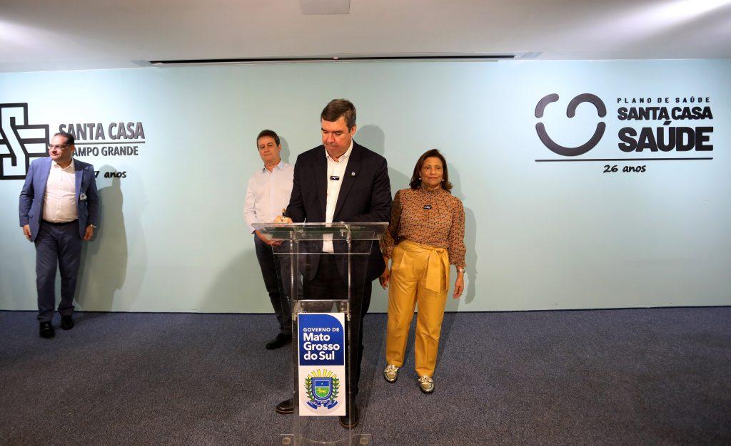 Com foco nos pacientes da Capital, Governo de MS assina convênio de R$ 15 milhões com a Santa Casa. Com foco nos pacientes da Capital, Governo de MS assina convênio de R$ 15 milhões com a Santa Casa.