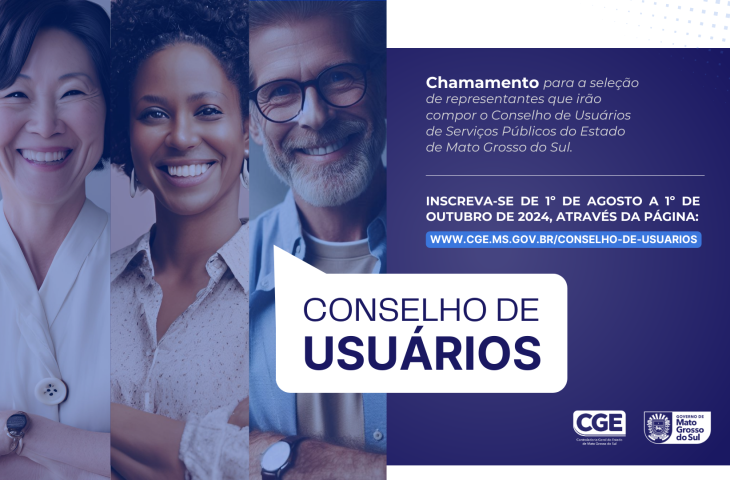 Conselho de Usuários dos Serviços Públicos: inscrições vão até 1º de outubro. Conselho de Usuários dos Serviços Públicos: inscrições vão até 1º de outubro.