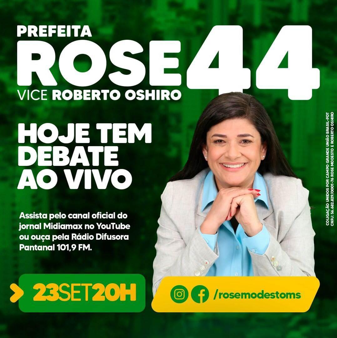 É HOJE: Debate Midiamax acontece às 20h com os oito candidatos à Prefeitura de Campo Grande-MS.