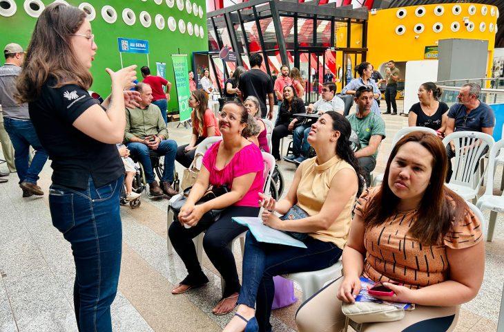 Rodada de empregabilidade traz oportunidades do mercado de trabalho para pessoas com deficiência. Rodada de empregabilidade traz oportunidades do mercado de trabalho para pessoas com deficiência.