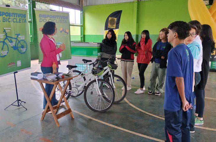 Detran leva ação interativa para ciclistas em evento no Parque das Nações Indígenas neste domingo. Detran leva ação interativa para ciclistas em evento no Parque das Nações Indígenas neste domingo.