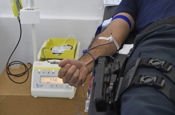Doação de sangue na Sefaz bate recorde e coleta 162 bolsas em dois dias. Doação de sangue na Sefaz bate recorde e coleta 162 bolsas em dois dias.