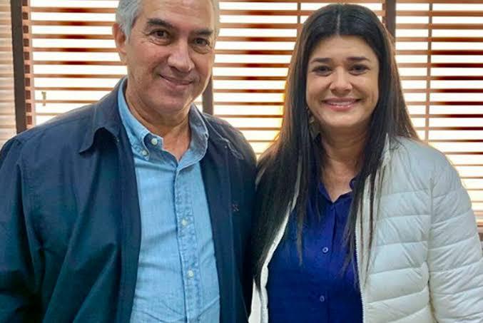 Ex Governador Reinaldo Azambuja entra  na campanha de Rose Modesto, e  pode gerar ruptura no PSDB.