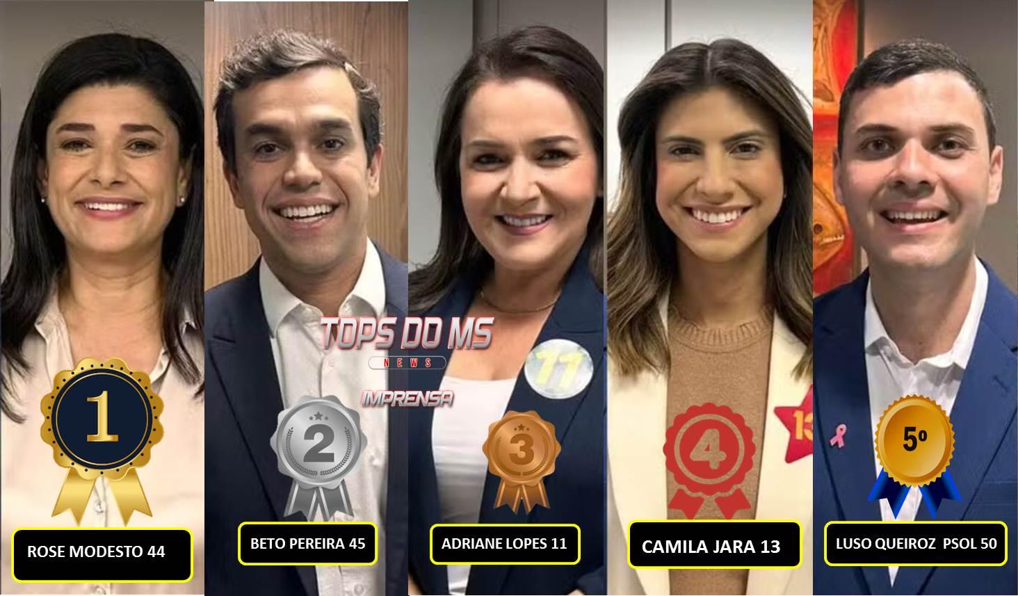 Rose Modesto que lidera em 1° lugar em todas as pesquisas, foi ao último debate da TV Morena ontem, e saiu vencedora do debate. Rose Modesto que lidera em 1° lugar em todas as pesquisas, foi ao último debate da TV Morena ontem, e saiu vencedora do debate.