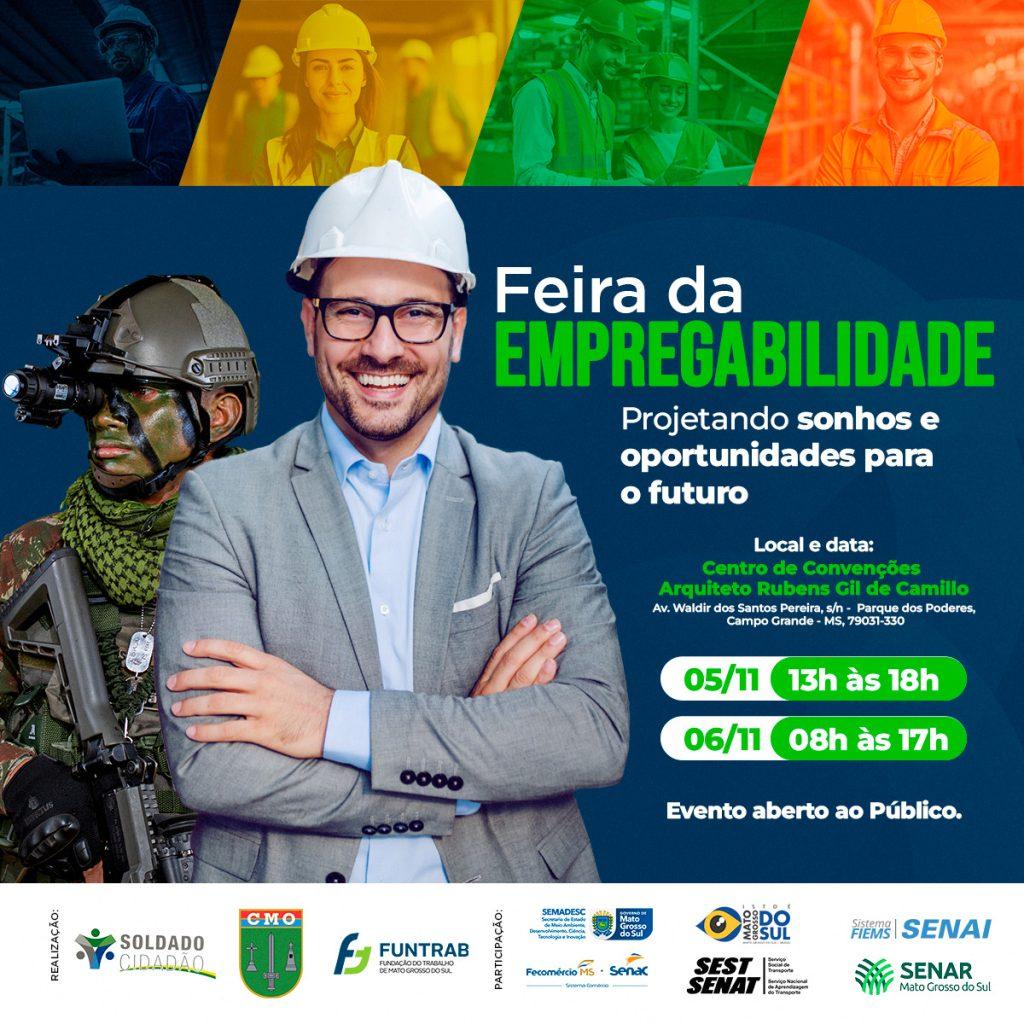 Parceria garante ‘Feira da Empregabilidade’ com mais de 350 vagas em Campo Grande. Parceria garante ‘Feira da Empregabilidade’ com mais de 350 vagas em Campo Grande.