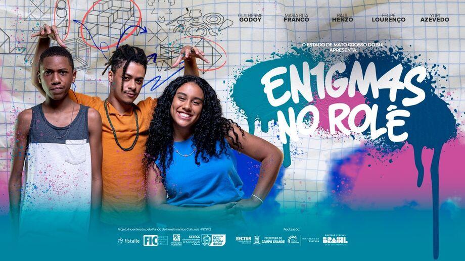 Filme Infantojuvenil ‘Enigmas no Rolê’ será lançado em 10 de novembro com apoio do FIC e Lei Paulo Gustavo.